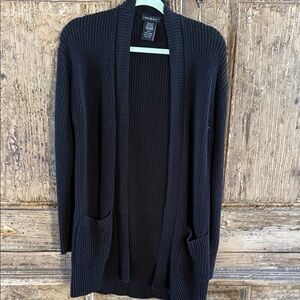 Universal Thread Black Open Front Cardigan